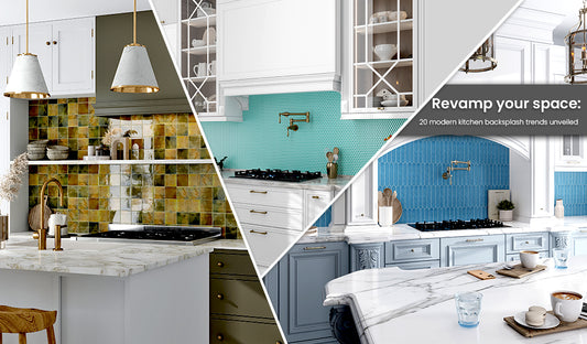 Revamp Your Space: 20 Modern Kitchen Backsplash Trends Unveiled