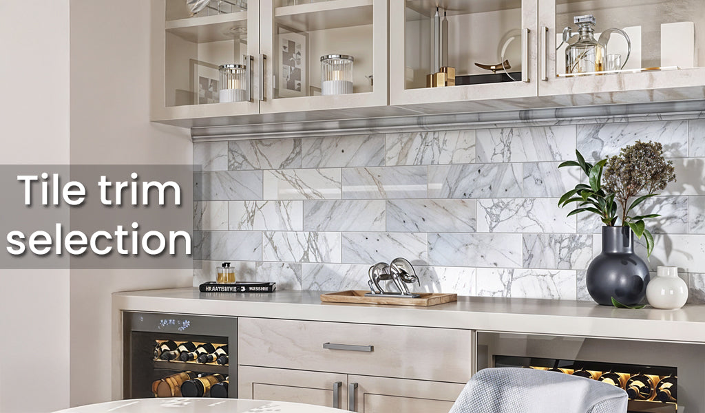 How to pick the perfect trim for your tiles