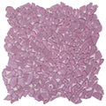 Sample - Orchid Pink 11x11 Glossy Matte Multi-shaped Glass Mosaic Tile (5 pack, 4.36 sq ft/case)