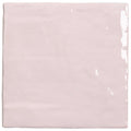 Sample - Chateau Soft Pink 5x5 Glossy Ceramic Square Tile (57 pack, 10.76 sq ft/case)