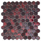 Berry Red Mosaic Tile