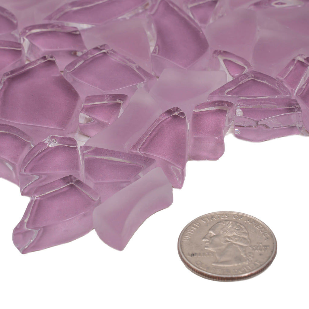 Orchid Pink Pebble Polished Tile