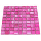 11x11 Pink Polished and Matte Finished Tile