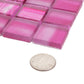 Pink Polished & Matte Glass Mosaic Tile – 11.3 x 11.3 in. (5 Pack, 4.43 sq. ft./case) - Sample