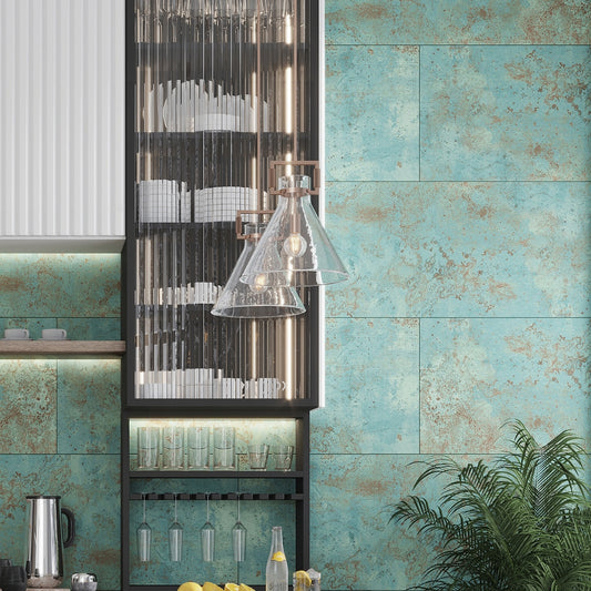 Viridian Green 18x48 Matte Ceramic Large Format Tile (4 pack, 22.98 sq ft/case)