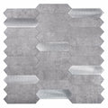 Sample - Gray 12x12 Honed Brick PVC Peel & Stick Tile (10 pack, 10 sq ft/case)