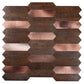 12x12 Copper Picket Tile for Kitchen 