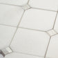 Sample - Pearl White 11x11 Polished Thassos, Shell Hexagon Mosaic tile (5 pack, 4.51 sq ft/case)
