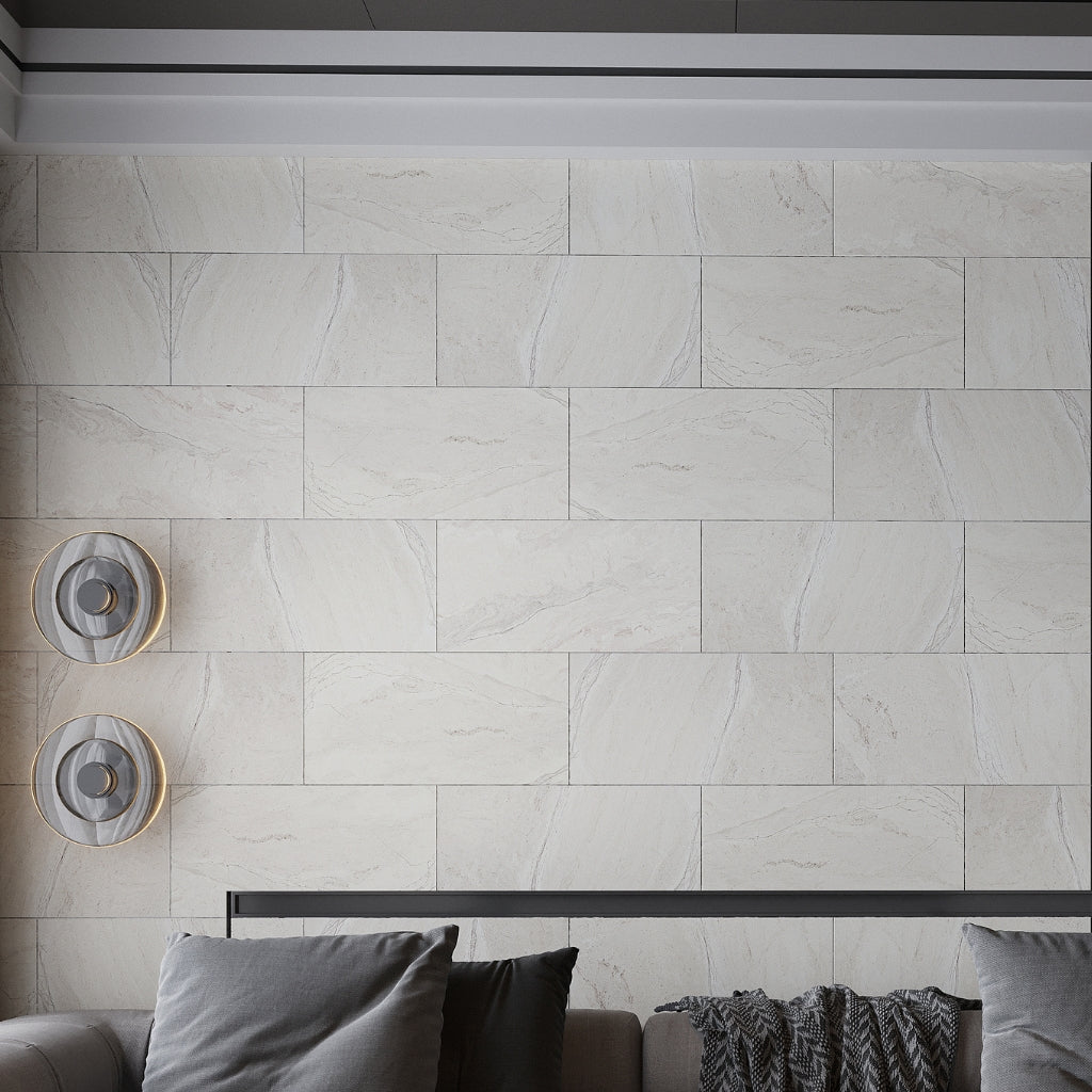 Stone Beige 12x24 Matte Porcelain Large Format Tile (6 pack, 11.62 sq ft/case)