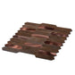 Copper 12x12 Honed Brick PVC Peel & Stick Tile (10 pack, 10 sq ft/case) - Sample