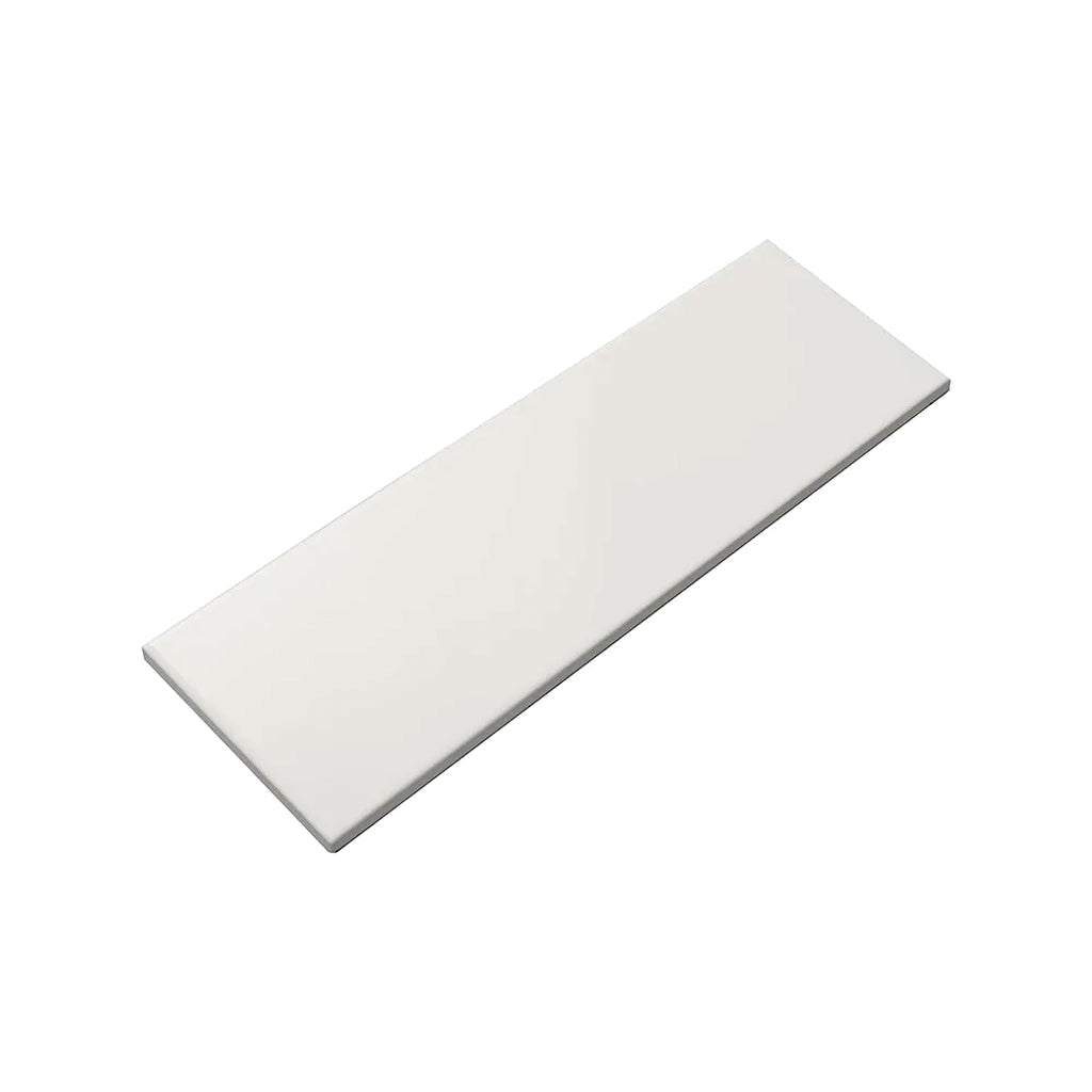 Metro 4 in. x 12 in. Matte White Ceramic Subway Wall Tile (10.4 sq ft/case) - 34 pack