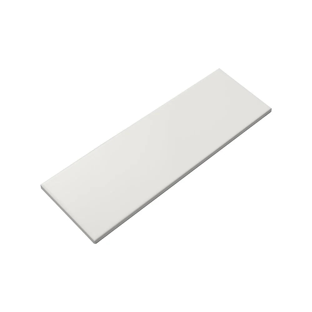 Metro 4 in. x 12 in. Polished White Ceramic Subway Wall Tile (10.4 sq ft/case) - 34 pack