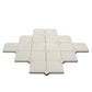 Sample - Pearl White 11x11 Polished Thassos, Shell Hexagon Mosaic tile (5 pack, 4.51 sq ft/case)