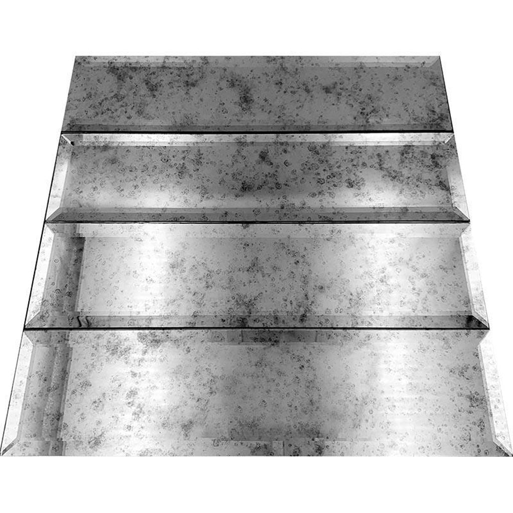 Apollo Tile Antique Mirror Glossy Beveled Glass Subway Tile – 3 x 12 in. (20 Sheets, Kitchen & Bath Use) - Sample