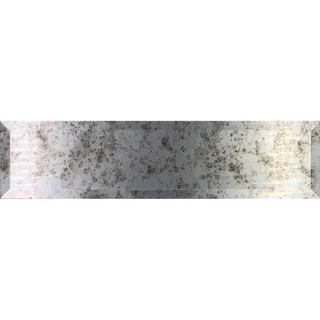 Apollo Tile Antique Mirror Glossy Beveled Glass Subway Tile – 3 x 12 in. (20 Sheets, Kitchen & Bath Use) - Sample