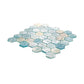 Aqua 12x12 Matte Hexagon Glass Mosaic Tile (10 Cases, 96 sq ft/Pallet)