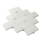 Sample - Pearl White 11x11 Polished Thassos, Shell Hexagon Mosaic tile (5 pack, 4.51 sq ft/case)