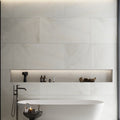 Alabaster White 36x36 Lappato Square Porcelain Large Format Tile (2 pack, 17.4375 sq ft/case)