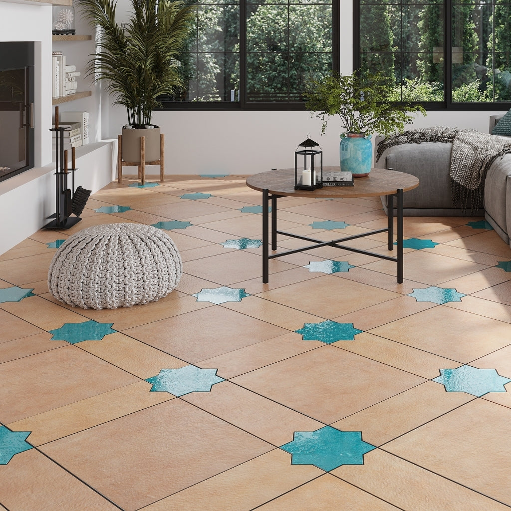 Terracotta 18x18 Matte Square Porcelain Large Format Tile (5 pack, 10.9 sq ft/case)