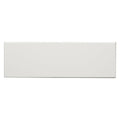 Sample - White 4x12 Polished Ceramic Subway Tile (34 pack, 10.4 sq ft/case)