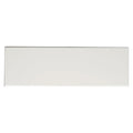 Sample - White 4x12 Matte Ceramic Subway Tile (34 pack, 10.4 sq ft/case)