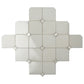 Sample - Pearl White 11x11 Polished Thassos, Shell Hexagon Mosaic tile (5 pack, 4.51 sq ft/case)