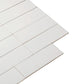 Metro 4 in. x 12 in. Matte White Ceramic Subway Wall Tile (10.4 sq ft/case) - 34 pack