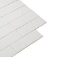 Metro 4 in. x 12 in. Polished White Ceramic Subway Wall Tile (10.4 sq ft/case) - 34 pack