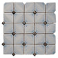 Sample - Frost White 12x12 in. Glossy Finished Cermaic Mosaic Wall Tile (5 sq ft/case, 5 pack)