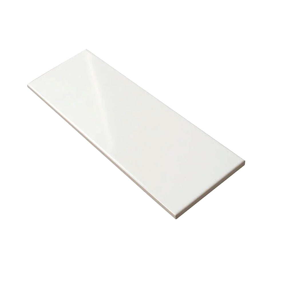 Metro 4 in. x 12 in. Matte White Ceramic Subway Wall Tile (10.4 sq ft/case) - 34 pack