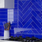 Cobalt Blue 3x12 Glossy Subway Glass Tile (20 pack, 5 sq ft/case)