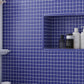 Cobalt Blue 12x12 Matte Square Glass Mosaic Tile (10 pack, 9.67 sq ft/case)