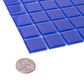 Cobalt Blue 12x12 Glossy Square Glass Mosaic Tile (10 pack, 9.67 sq ft/case) - Sample