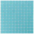 Sample - Sky Blue 12x12 Matte Square Glass Mosaic Tile (10 pack, 9.67 sq ft/case)