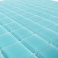 Sky Blue 12x12 Matte Square Glass Mosaic Tile (10 pack, 9.67 sq ft/case) - Sample