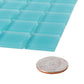 Sky Blue 12x12 Matte Square Glass Mosaic Tile (10 pack, 9.67 sq ft/case) - Sample