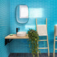 Sapphire Blue 3x12 Glossy Subway Glass Tile (20 pack, 5 sq ft/case) - Sample