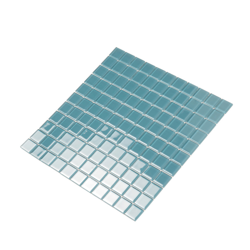 Sapphire Blue 12x12 Glossy Square Glass Mosaic Tile (10 pack, 9.67 sq ft/case) - Sample