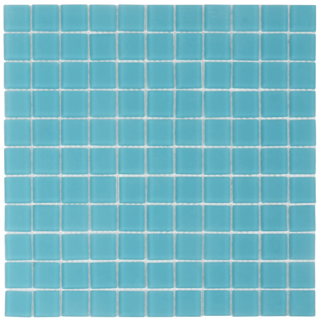 1X1 Sapphire Blue Matte Tile