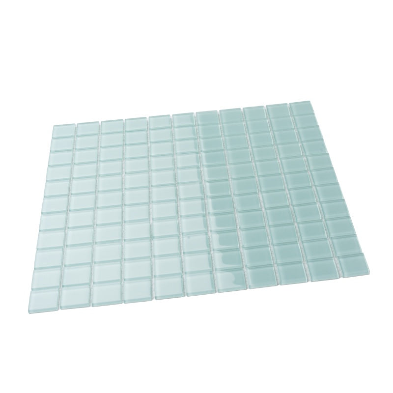 Blizzard Blue 12x12 Glossy Square Glass Mosaic Tile (10 pack, 9.67 sq ft/case) - Sample