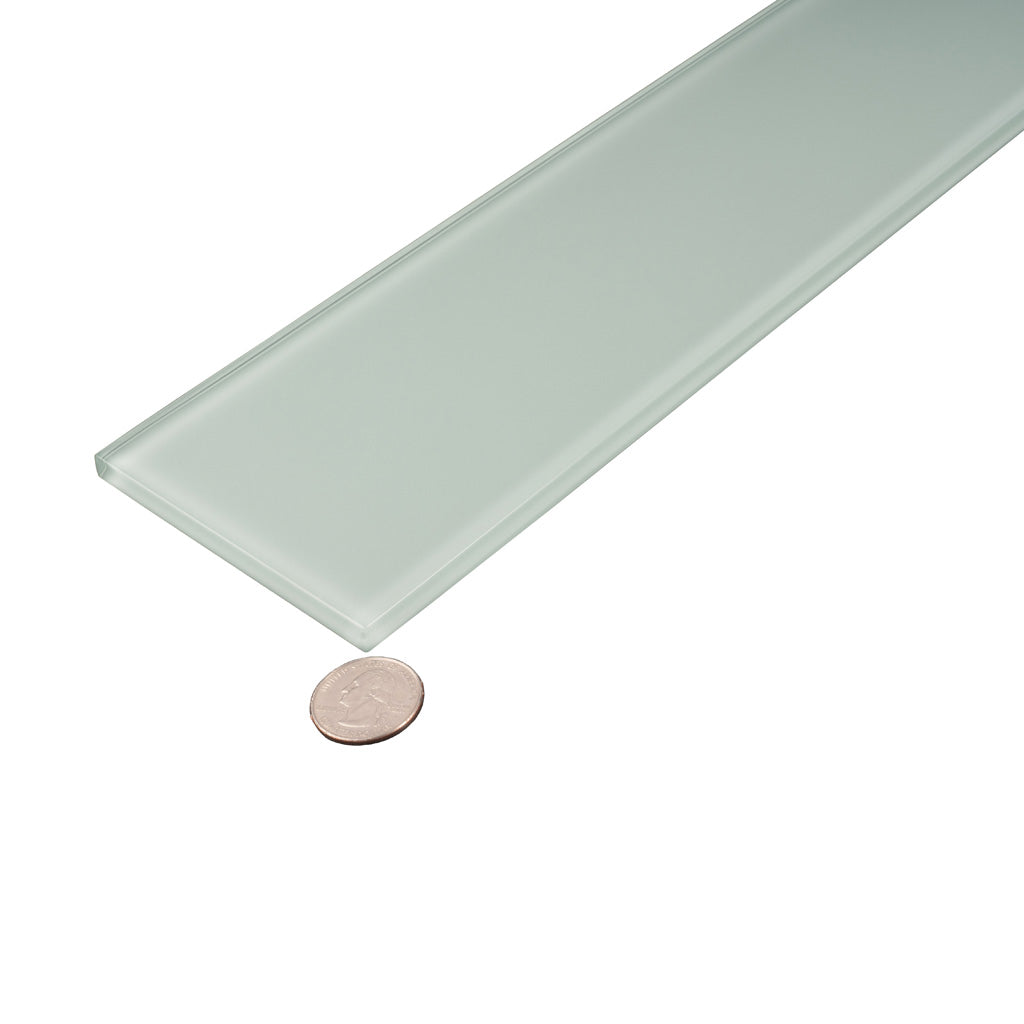 Blizzard Blue 4x16 Glossy Subway Glass Tile (12 pack, 5.33 sq ft/case) - Sample