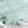 Blizzard Blue 3x6 Matte Subway Glass Tile (40 pack, 5 sq ft/case)