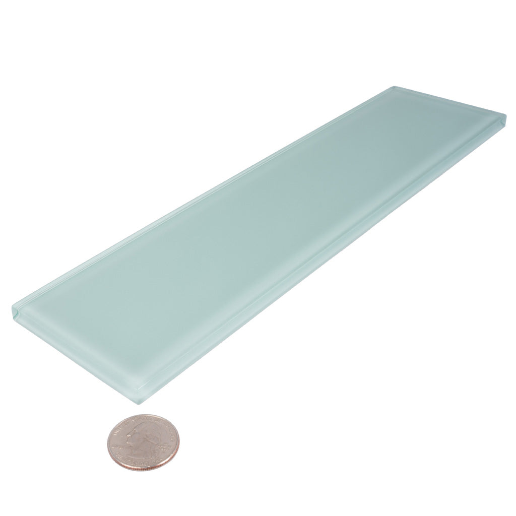 Blizzard Blue 3x12 Glossy Subway Glass Tile (20 pack, 5 sq ft/case) - Sample