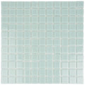 Sample - Blizzard Blue 12x12 Glossy Square Glass Mosaic Tile (10 pack, 9.67 sq ft/case)