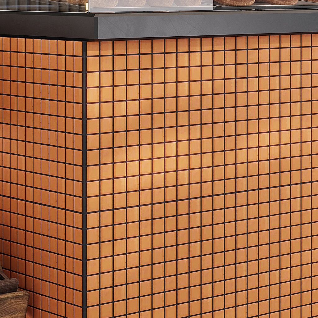 Poppy Glass Tile Orange Tile | Mosaic, Subway, Glass for Wall & Floor @ Apollo Tile
