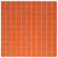 Sample - Orange 12x12 Matte Square Glass Mosaic Tile (10 pack, 9.67 sq ft/case)