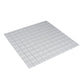 10 pack White 11.8 in. x 11.8 in. 1 in. x 1 in. Polished Glass Mosaic Tile (9.67 sq ft/case) - Sample