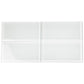 White 3x6 Glossy Subway Glass Tile (40 pack, 5 sq ft/case) - Sample