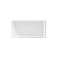 White 3x6 Glossy Subway Glass Tile (40 pack, 5 sq ft/case) - Sample