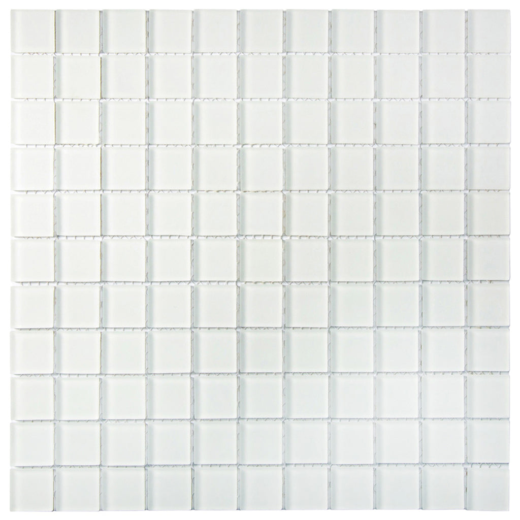 1x1 White Mosaic Tiles